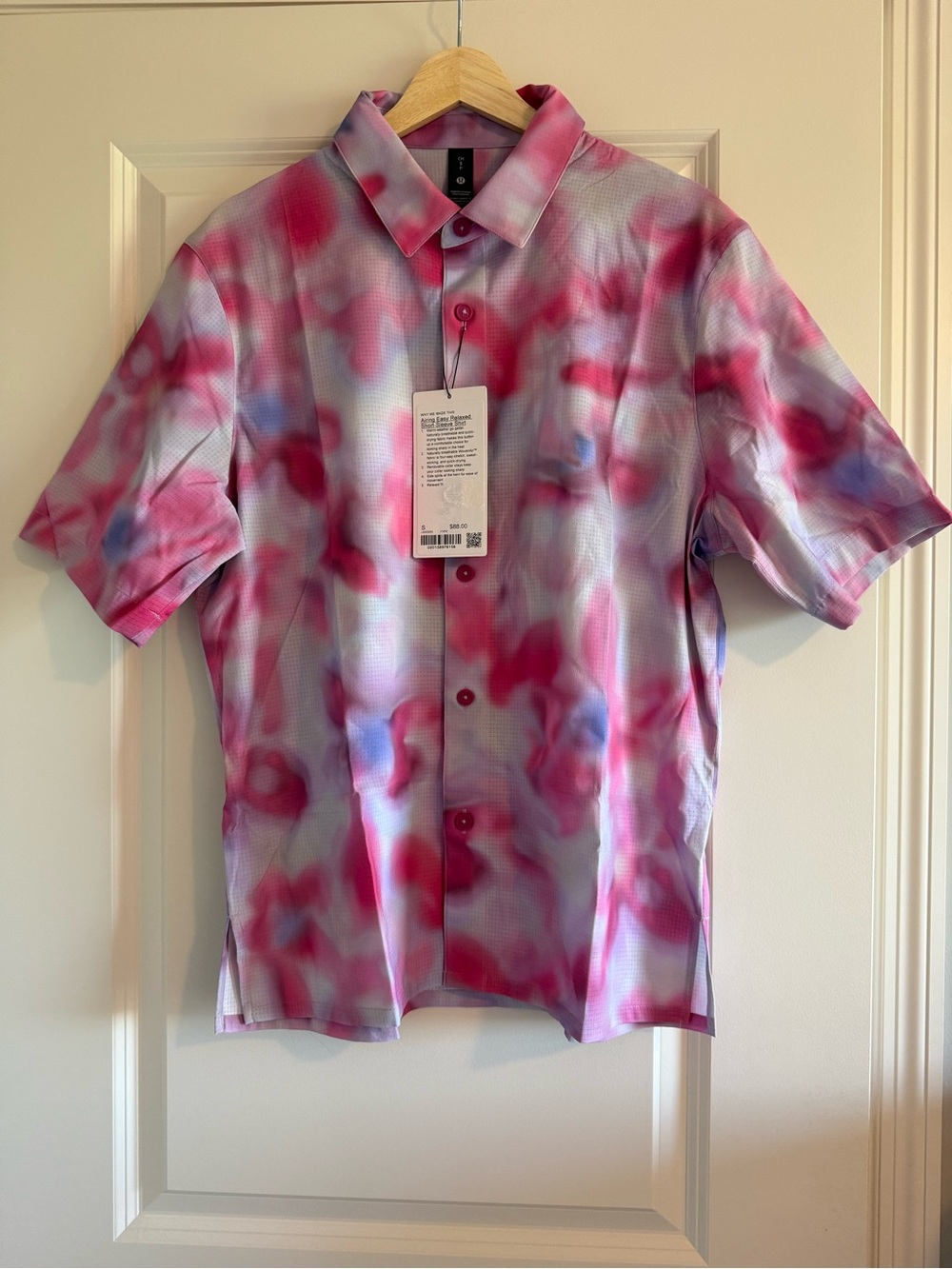 NWT Lululemon Airing Easy Relaxed Short Sleeve Shirt Size Small S FGPM New
